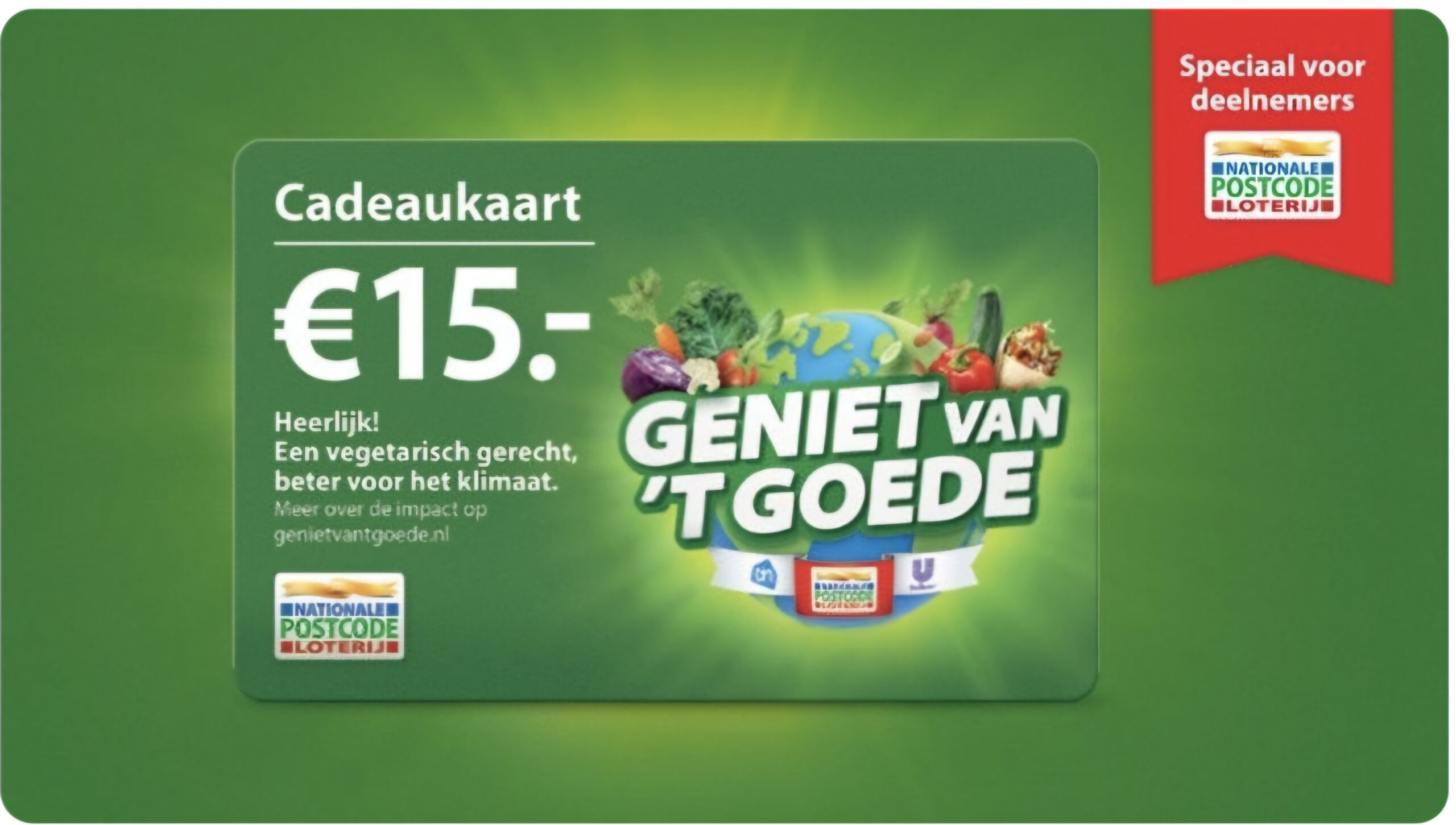 Postcode Loterij kaarten doneren aan voedselbank